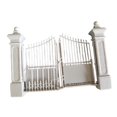 thumbnail image 2 of Modelo puerta a escala 1/35, puerta jardín, accesorios para construcción, escenografía, miniatura sin pintar, proyectos modelismo, modelo, 2 of 9