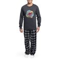 thumbnail image 5 of CafePress - Skull Headdress - Men's Long Sleeve Charcoal Pajama Set, 5 of 7