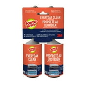 Scotch-Brite Everyday Clean Lint Roller, 2 Rollers, 70 Sheets Each