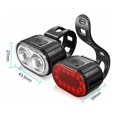 thumbnail image 4 of Apuakthei Potente Luz LED para Bicicleta, Luz Delantera y Trasera para Bicicleta, Luz Delantera y Trasera para Bicicleta Impermeable Recargable por USB, Luz LED para Bicicleta, Luz para Bicicleta,, 4 of 5