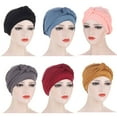 thumbnail image 3 of Women Bonnet Foldable Close Fitting Fabric Women Headwrap Streetwear Bonnet for Girls, 3 of 8