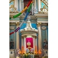 thumbnail image 2 of Perry, William 13x18 Black Ornate Wood Framed with Double Matting Museum Art Print Titled - Colorful basilica altar Templo de la Limpia Concepcion-Puebla-Mexico Church was built in 1617, 2 of 4