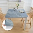 thumbnail image 2 of HAOXIT Home Fashions - Water- and Stain-Resistant Vinyl Tablecloth with Flannel Backing 46*46, 2 of 8