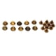 thumbnail image 2 of 10 Piezas de Formas Cónicas, Remaches, de material cuero, Punk Artesanal , Cinturón, Teléfonos, Decoración, Dorado / Bronce / Diamant Bronce verde BLESIY Espárragos de remaches cónicos, 2 of 6