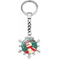 thumbnail image 1 of Yazoeia Key Ring 2 Pieces Of Christmas Snowflake Keychain, Backpack, Handbag, Satchel Keychain CJC912-199501, 1 of 5