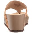 thumbnail image 3 of SoftWalk Women's Heights Wedge Sandal, Cognac/Gold, 10.5 M US, 3 of 6
