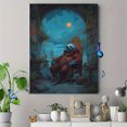 thumbnail image 4 of Qisvanset 12x16 Inch Romantic Kiss Abstract Splash Canvas Print Wall Art, 4 of 5