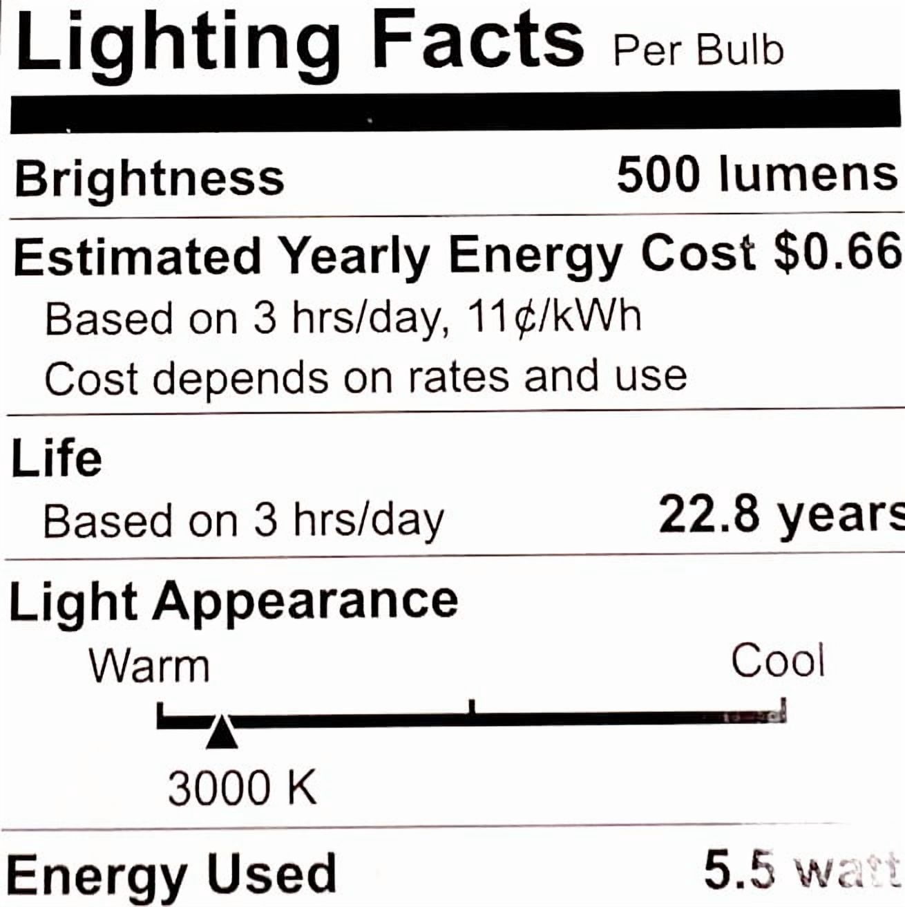 (9 bulbs) GE classic LED MR16, Dimmable, 5.5 watt, 50 watt equivalent, Warm White Flood Light Bulb GU10 pin base
