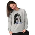 thumbnail image 3 of Retro Funny I'm 90s Famous Humor Unisex Plus Fleece Graphic Sweatshirt Brisco Brands 2X, 3 of 5