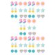 thumbnail image 3 of Aretes de Clip para Niñas Minnieouse 6 Pairs Geometric Type2, 3 of 3