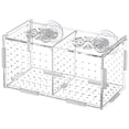 thumbnail image 1 of Balacoo - Caja de aislamiento transparente para cría de peces, incubadora de acuarios, cajas de eclosión, soporte acrílico multifuncional para pecera (con ventosa), 1 of 6