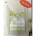 thumbnail image 5 of Luxury Home Textile Leah Textured Off White Rod Pocket Light Filtering Curtains, 54” x 84”, 5 of 5