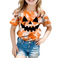 thumbnail image 5 of Futezty Halloween Shirt for Kids Short Sleeve T Shirt Boys Girls Pumpkin Face Graphic Tees 12M-13T, 5 of 5