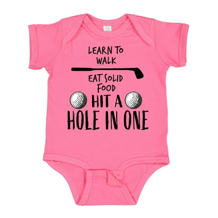 

Inktastic Golf To-Do List- Future Golfer Gift Baby Boy or Baby Girl Bodysuit