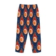 thumbnail image 5 of Daiia American Football and Fire Flames Women's Sleep Pant with Pockets and Drawstring,Pajama Pants-X-Large, 5 of 9