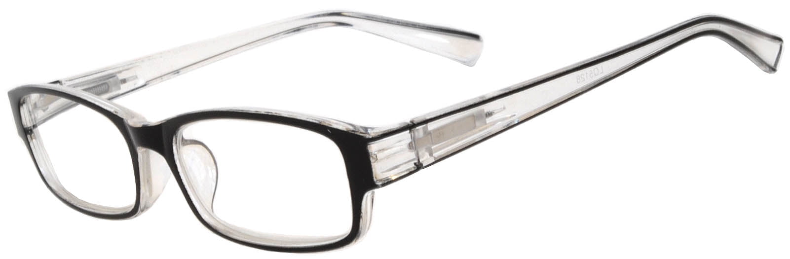 OWL® Reading Glasses 5128 Translucent Frames / Black / Spring Hinge