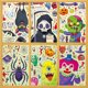 thumbnail image 3 of 1Pc Halloween decoración del hogar pegatina de pared PVC creativo pegatina de dibujos animados ornamento Levamdar BST3140535-1, 3 of 5