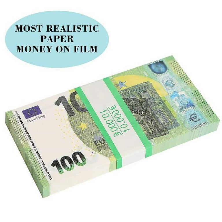 Prop Money euro 50 notes Réaliste Motion Picture Money Impression complète  2 faces pour enfants, étudiants, film - Cdiscount Au quotidien