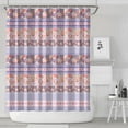 thumbnail image 2 of Waterproof Pioneer Pieced Patchwork Shower Curtain 72x84 Inch Bohemian Style Colorful Floral Polyester Unique Shower Curtain for Bathroom Hotel Home Decor with 12 Plastic Hooks, 2 of 5