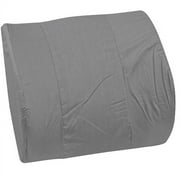 Mabis DMI Memory Foam Lumbar Cushion Gray