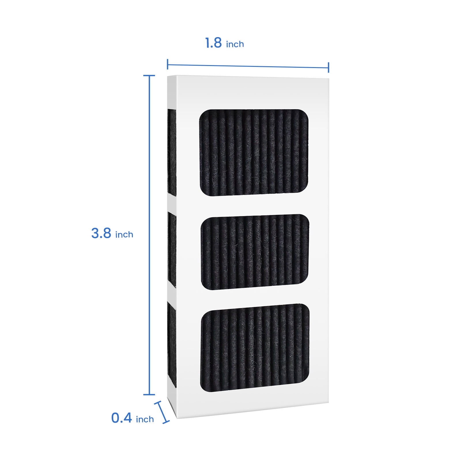 GLACIER FRESH Replacement for Frigidaire Refrigerator Air Filter, Compatible with PAULTRA2, Pureair Ultra 2, Pure Air Ultra 2, Pureair Ultra ii, Electrolux 242047805, 5303918847, EAP12364179(8 Pack)