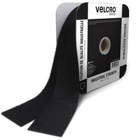 UPC: 0075967300814 | cloth hook and eye VEK30081 25 ft. x 2 in. Industrial Fastener Tape  Black