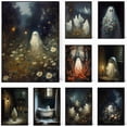 thumbnail image 2 of Póster de fantasma de montaña encantada, Manor, Academia oscura, gótico, Halloween, Impresión de lienzo lindo, póster, decoración de pared, decoración de la habitación del hogar, 2 of 4