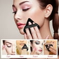 thumbnail image 2 of Pimoys 12 Pieces Powder Puff Face Triangle Makeup Sponge for Loose Powder Setting Powder Velour Foundation Blender Sponge Beauty Makeup Tool, Black, 2 of 3