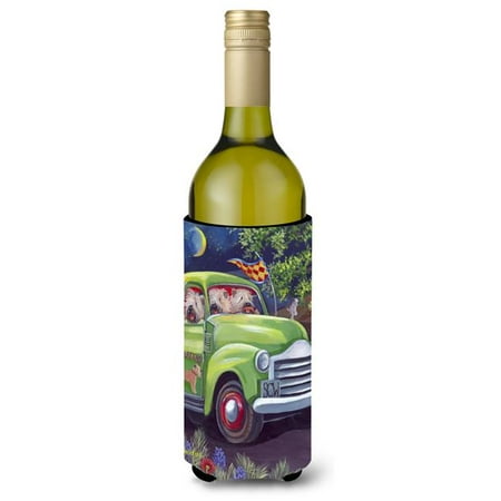 

24 oz Wheaten Terrier Zoom Wine Bottle Hugger