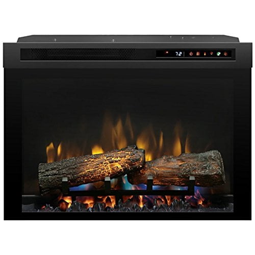 Dimplex Firebox Landscape Front Mount Glass Media Electric Fireplace Insert