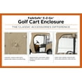 thumbnail image 4 of Classic Accessories Fairway Short Roof 2-Person FadeSafe™ Golf Cart Cover - E-Z-Go® Golf Cart Enclosure, 59”L Roofs, Light Khaki, 4 of 17