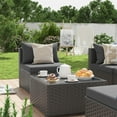 thumbnail image 6 of MRUAKA 5 Pieces Patio Conversation Set, Outdoor Sectional PE Rattan Wicker Furniture Seat,Gray, 6 of 6