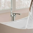 thumbnail image 4 of Kibi Cube Floor Mount Tub Filler With Hand Shower - Chrome, 4 of 5