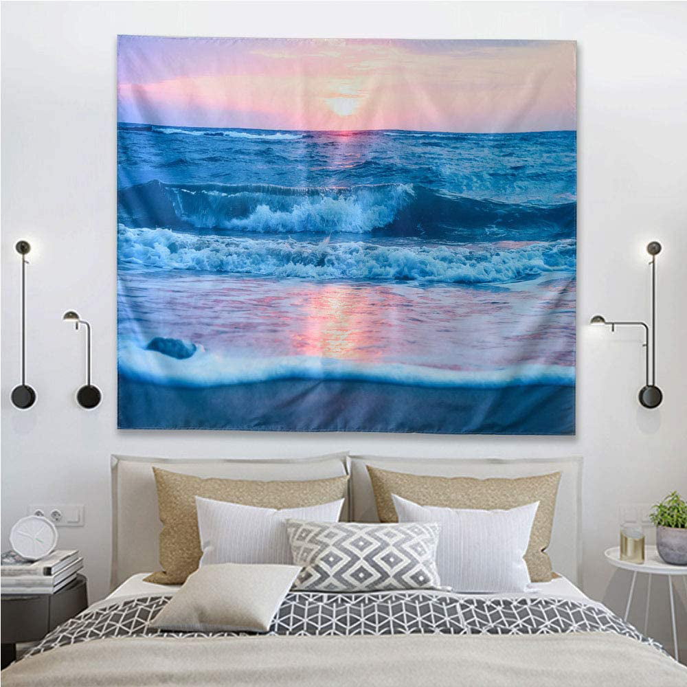 Bohemian Sea Beach Ocean Waves Home Decor tapestry Wall hanging Room Decoration 