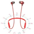 thumbnail image 2 of Hanging Neck Sports Wireless Bluetooth Headset IPX5 Waterproof Headphone Earphone(Red), 2 of 8