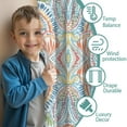thumbnail image 3 of Blackout Kids Curtains,Multicolor Paisley Pattern Childrens Insulated Curtains Set Of 2,Bedroom Essentials,Toddler Room Decor 42x54in(106x137cm), 3 of 5