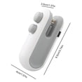thumbnail image 3 of Clip Sellador Alimentos Mini Portátil Recargable Gadget () Blanco, 3 of 7