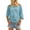 Light Blue, variant on Womens Crochet Tops Bohemian Style Hollow Out Knit Short Sleeve Pullover Shirts Lightweight Breathable Open Weave Texture Summer Seasonal Wardrobe Solid Construction Black M