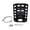S, variant on Motorhome Trailer Cylinder Holder Bracket Assembly with Iron Support Shelf, Stainless Mount Hardware, Metal Retention Strap