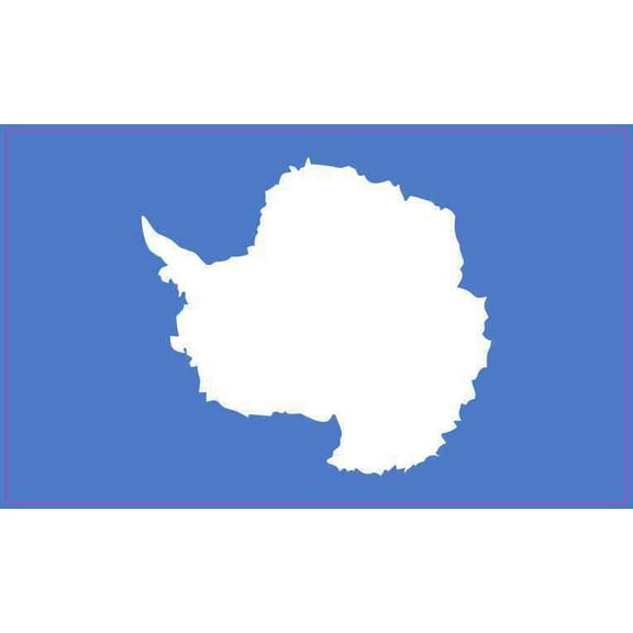5x3 Antarctica Flag Sticker Vinyl Continent Flag Decal Car Truck Stickers