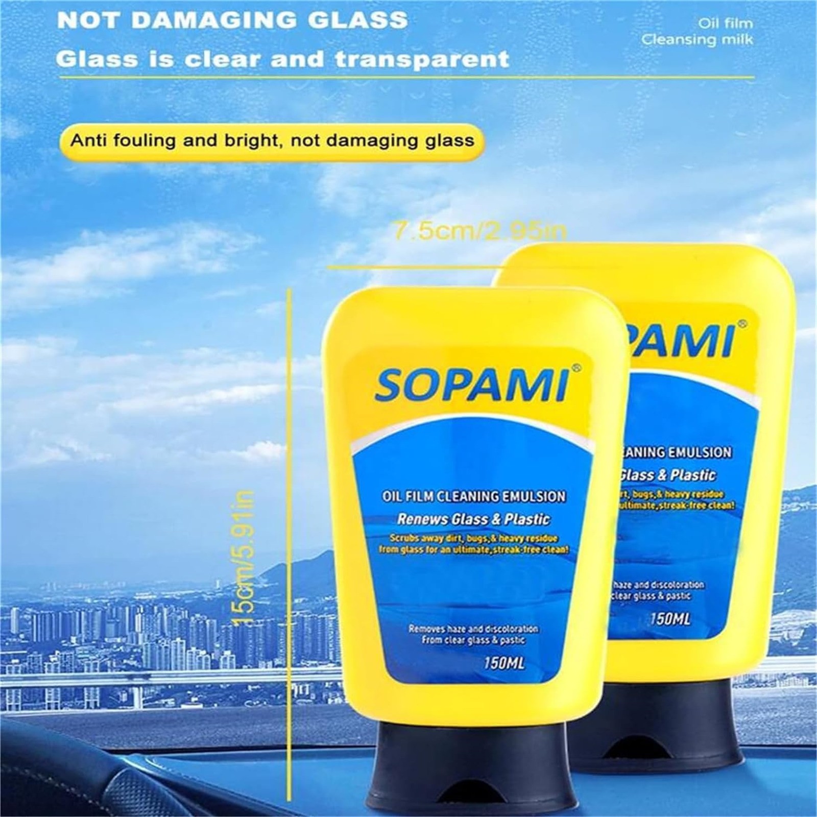 Car Accessories Car Coating Spray Sopami Oil Film Emulsion Glass Car Accessories Car Coating Spray Sopami Oil Film Emulsion Glass