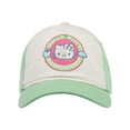 thumbnail image 2 of Hello Kitty Girls Patch Baseball Cap, Green & White, One Size Fits Most, 2 of 8