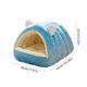 thumbnail image 3 of CaiYueKe Cozy Cat Cave Bed Enclosed Warm Pet Bed for Indoor Cats Small Dogs, Plush Soft Washable Cat Beds with Removable Cushion, Cuddler Hooded House for Kittens Puppies, Winter Warm Fleece Pet Bed, 3 of 7