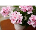 thumbnail image 3 of Morttic 2PCS 14'' Artificial Geraniums Silk Flowers Plants Home Outdoor Decor Garden Window Box, 3 of 5