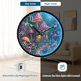 thumbnail image 5 of Voice Activated Clock with Glow Light 12 Inch Large Silent Wall Clock Battery Operated for Home Decor Whimsical Fairy House, 5 of 8