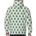 thumbnail image 7 of Fotbe Men's Hoodie with Peacock Feathers1 Pattern - Kangaroo Pocket Pullover Hooded Sweatshirt, Perfect for Daily Wear, Travel, and Home-Small, 7 of 7