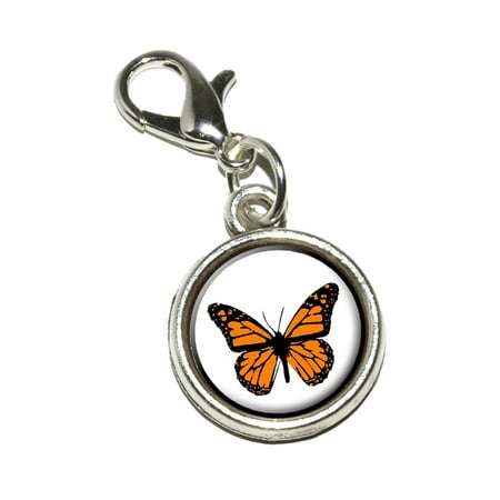 Butterfly Laser Charm - Monarch Butterfly Bracelet Charm