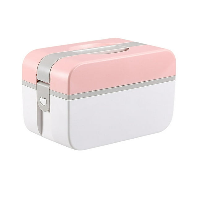 CIMAXIC Emergency Medicine Case Plastic High-capacity Multi-functional Medicine Box Storage Box (Random Color, Size M),9.25"X5.71"X5.31"