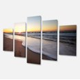 thumbnail image 2 of Bord de Mer sous le Ciel de Soleil Ardent - Art Moderne de Toile de Bord de Mer, 2 of 3