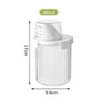 thumbnail image 5 of Sealed Laundry Detergent Dispenser With Graduated Transparent Storage Container circular 1800ml, 5 of 8